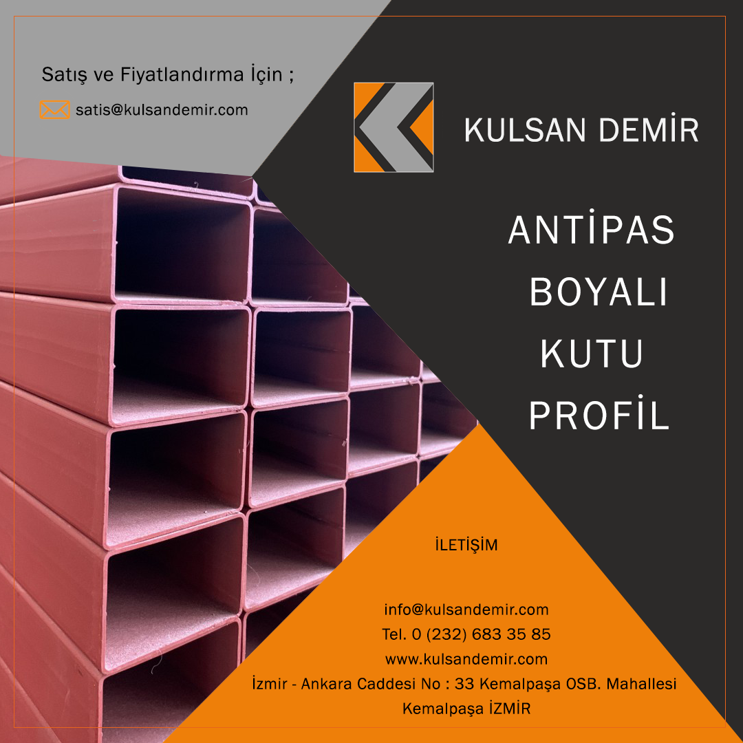 40*60*2,00 MM BOYALI PROFİL