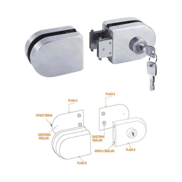 Cam Cama Kapı ve Balkon Kilidi