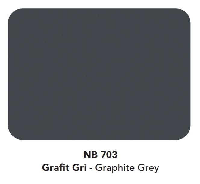 Asaş Naturalbond 1250*3200*4mm 5050 Grafit Gri Kompozit Panel